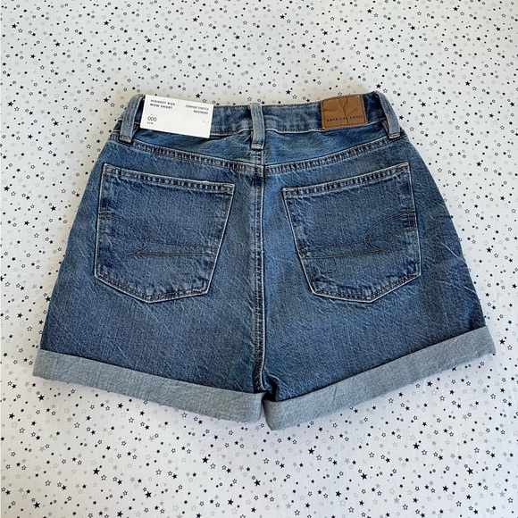 American Eagle Highest Rise Mom Shorts Confort Stretch Waistband - Picture 13 of 13